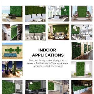 Artificial background wall grass for photos￼
